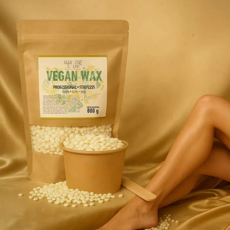 vegan depilacijski vosek vosek za depilacijo vraščene dlake brez rakov